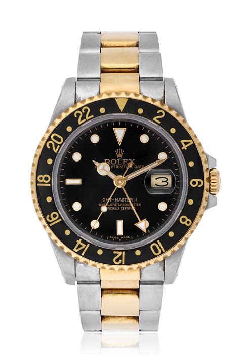 rolex 16713 black and gold|rolex gmt master 2 yellow gold.